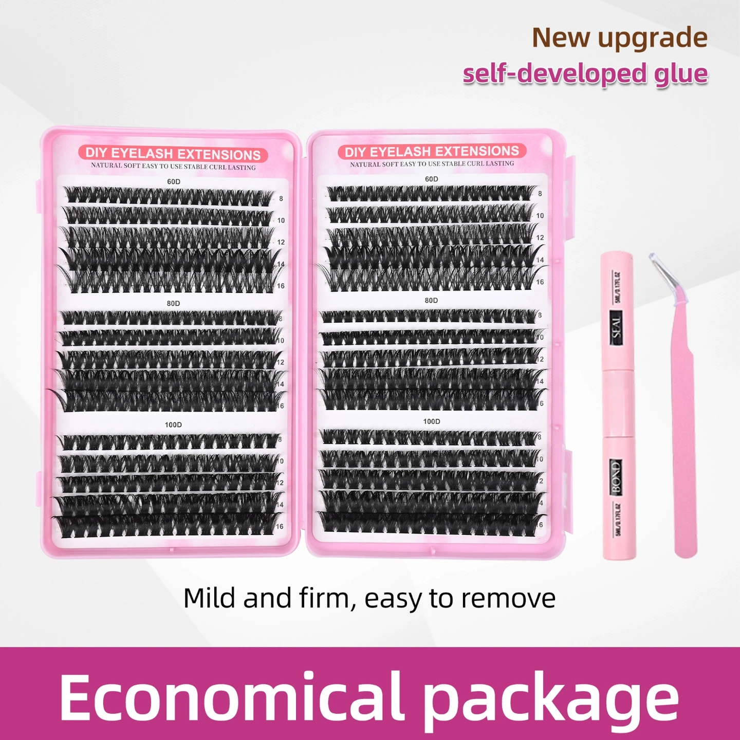 Cluster Lashes Book set with tools