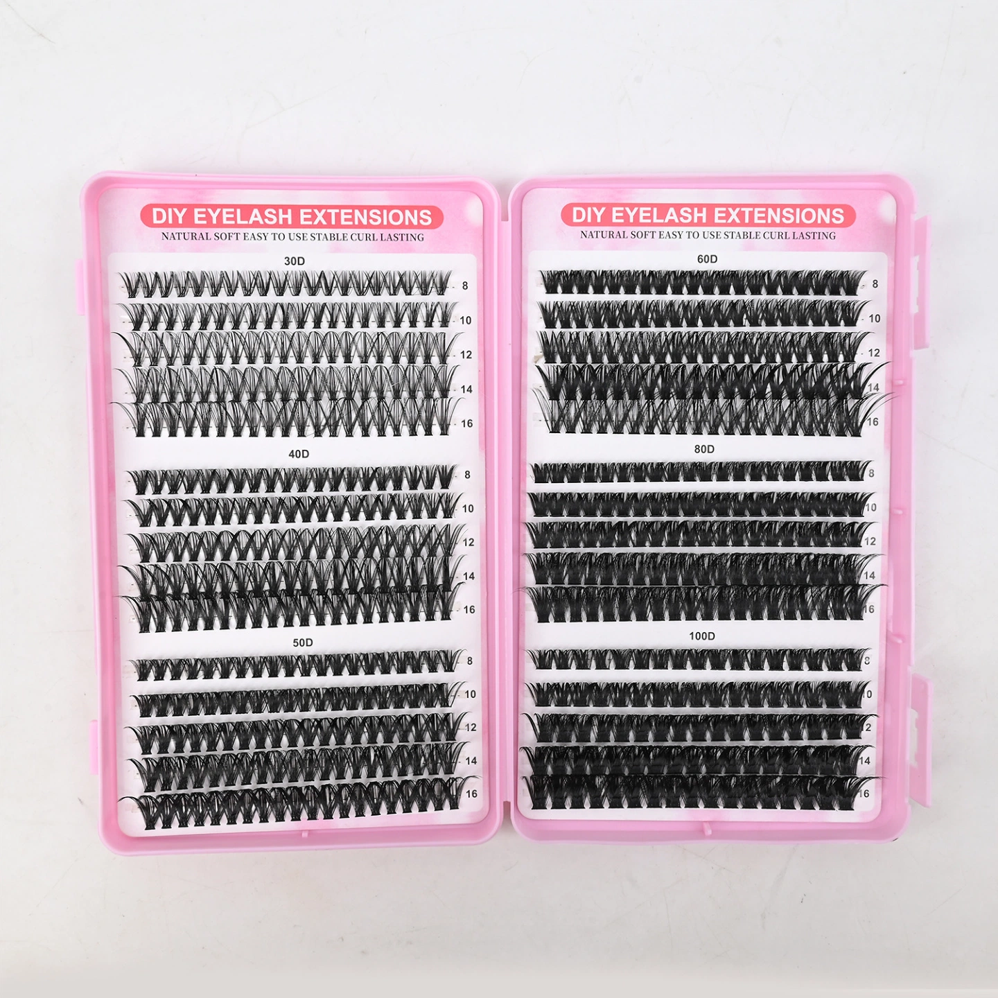 Cluster Lashes Book full set