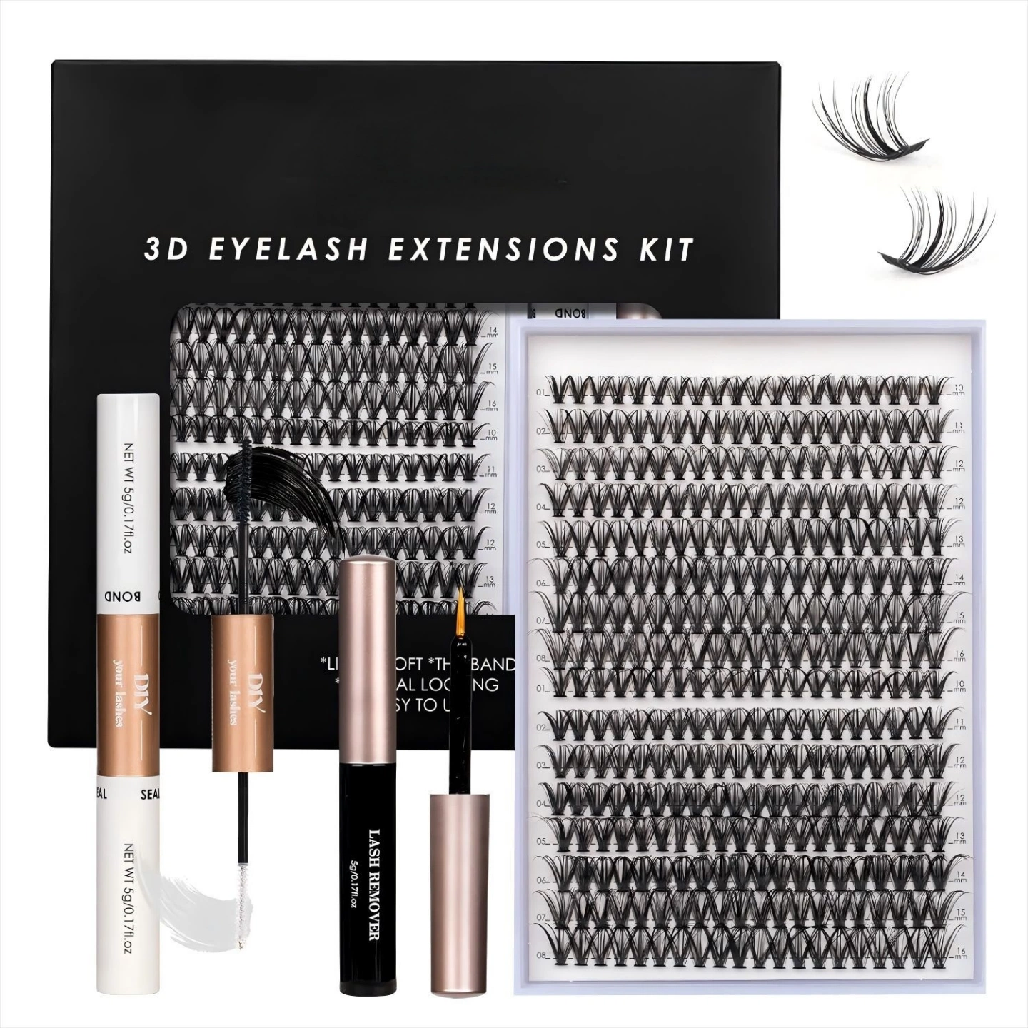 3D eyelash extensions kit