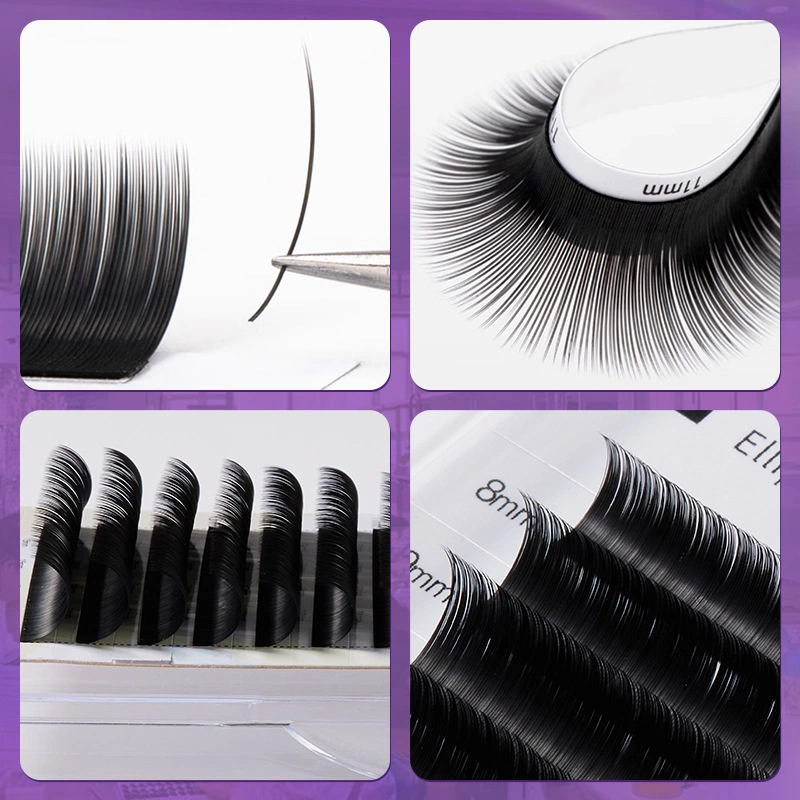 Flat lash details