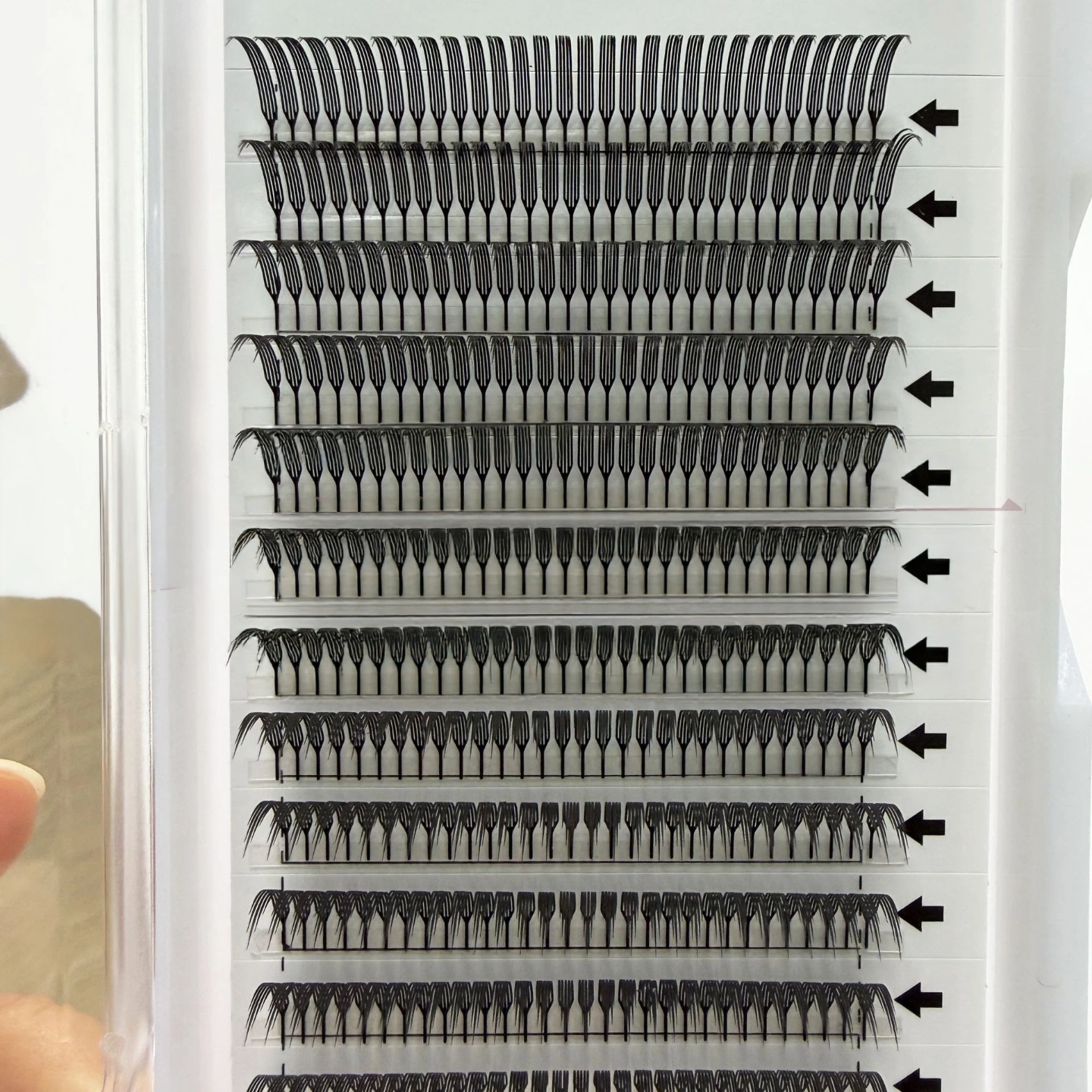 Narrow Spire white tray