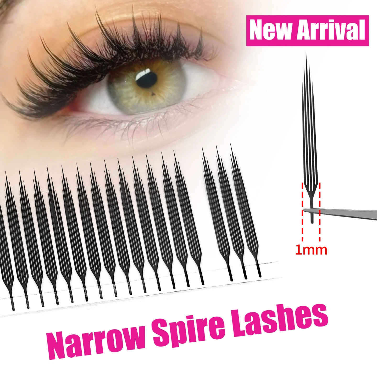 Narrow Spire Lashes