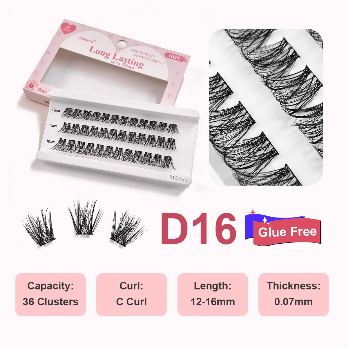 Self-Adhesive D24 clusters