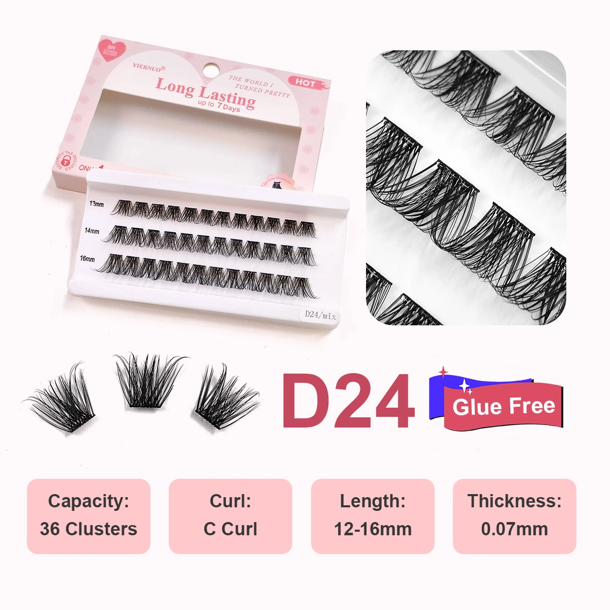 Self-Adhesive D43 clusters
