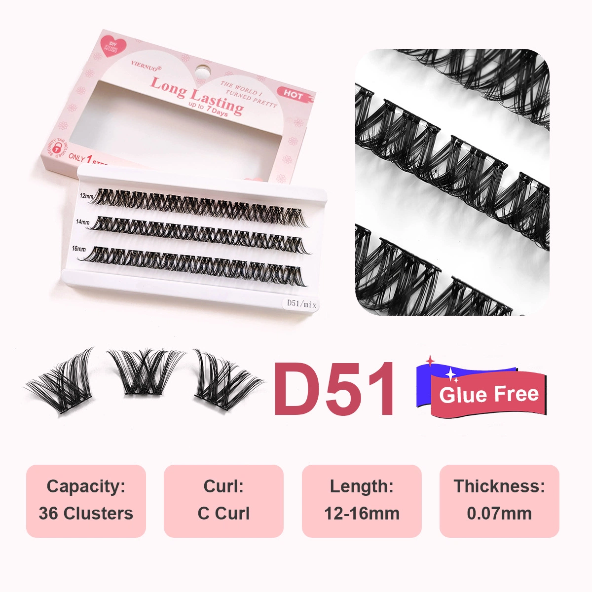 Self-Adhesive DL51 clusters