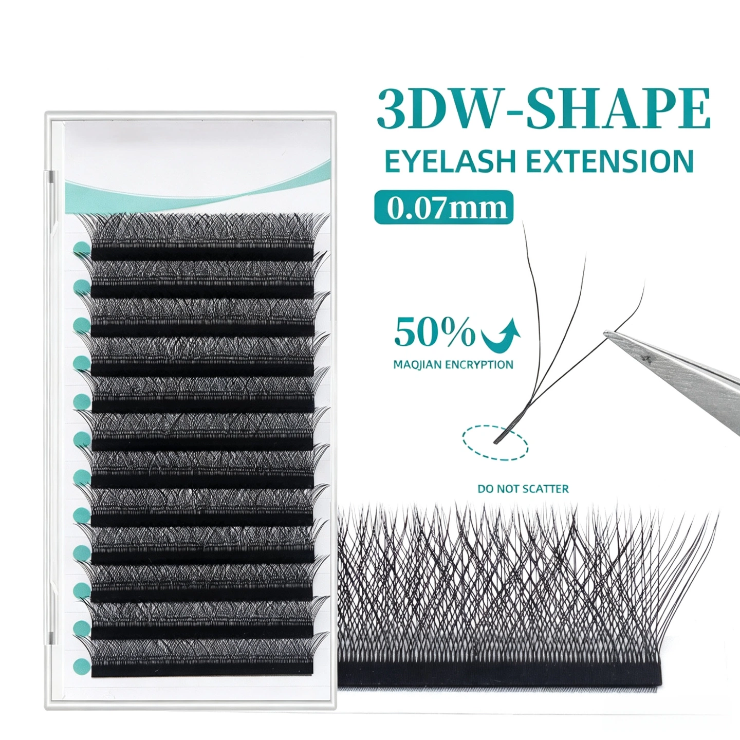 3DW-SHAPE 0.07mm eyelash extension